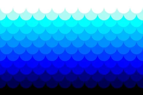 Seamless vector pattern with lines and waves. Endless background. Sharp waves 스톡 일러스트