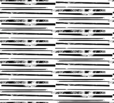 Seamless vector pattern made by hand drawn thin paint strokes. In happy pastel Stockillustratie