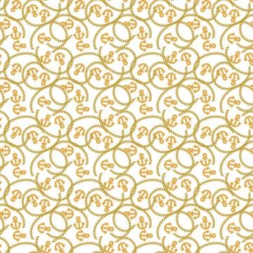 Seamless vector pattern marine theme Illustrazione stock