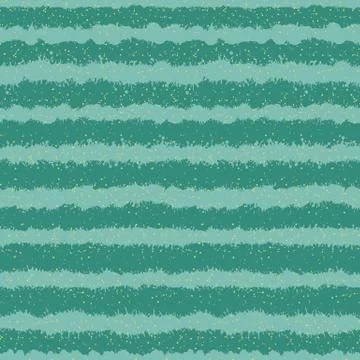 Seamless vector pattern with mint green horizontal splashed ink stripes Stock Illustration