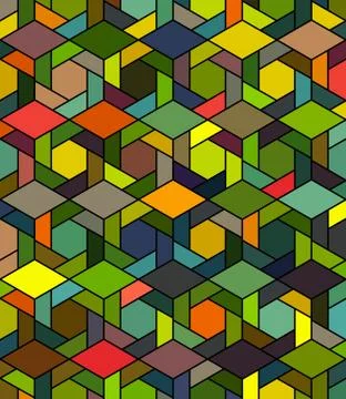 Seamless vector pattern, modern colors, geometric shapes. Stock vector panel. 스톡 일러스트