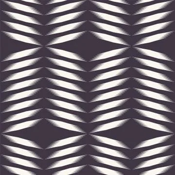 Seamless vector pattern. Modern geometric hand drawn woven diamond. Repeating Illustrazione stock