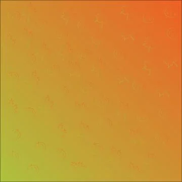 Seamless vector pattern with orange pumpkins and maple leaves, gradient orange Illustrazione stock