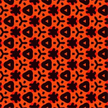 Seamless vector pattern in ornamental style. Geometric desing texture for gif Stock Illustration