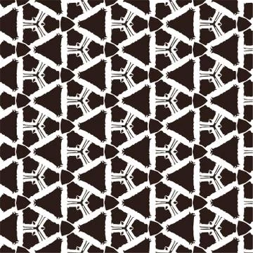Seamless vector pattern in ornamental style. Geometric desing texture for gif Illustrazione stock
