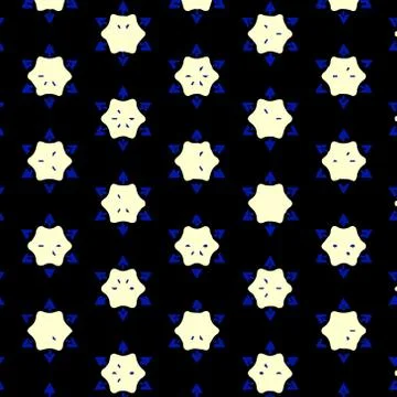 Seamless vector pattern in ornamental style. Geometric desing texture for gif Stock Illustration