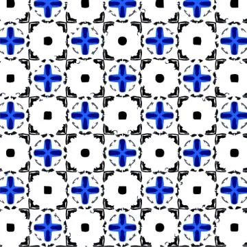 Seamless vector pattern in ornamental style. Geometric desing texture for gif イラスト素材