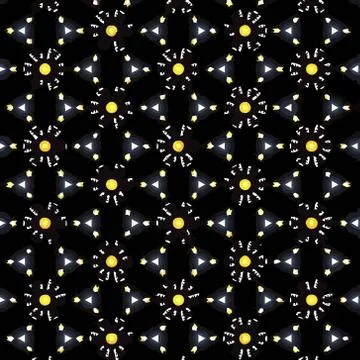 Seamless vector pattern in ornamental style. Geometric desing texture for gif 스톡 일러스트