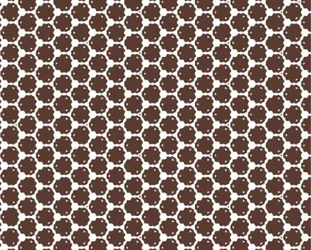 Seamless vector pattern in ornamental style. Geometric desing texture for wal Stock Illustration