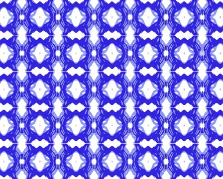 Seamless vector pattern in ornamental style. Geometric desing texture for wal Stock Illustration