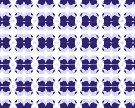 Seamless vector pattern in ornamental style. Geometric desing texture for wal Stock Illustration