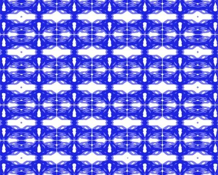 Seamless vector pattern in ornamental style. Geometric desing texture for wal Stock Illustration