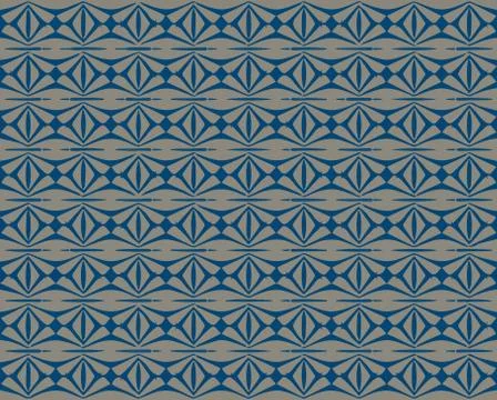 Seamless vector pattern in ornamental style. Geometric desing texture for gre 스톡 일러스트