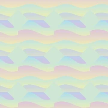 Seamless vector pattern with pastel shapes Illustrazione stock