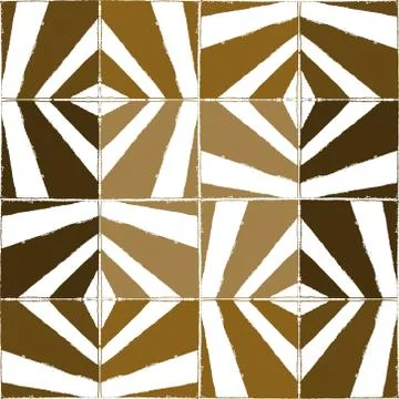 Seamless vector pattern with pencil style in square tiles Stock Illustration