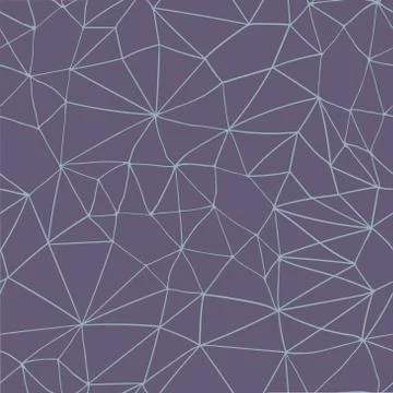 Seamless vector pattern with polygonal graphic geometric lines. Stock Illustration