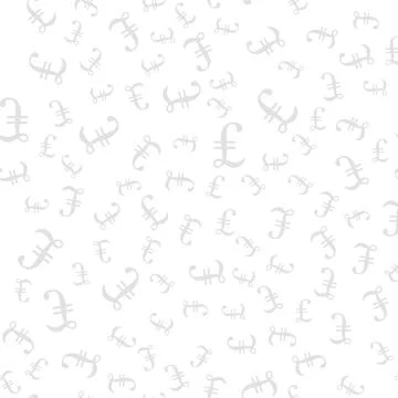 Seamless vector pattern with pound sterling currency, can be used as tiling,  Stock Illustration