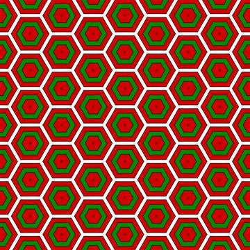 Seamless vector pattern with red circles Stock Illustration