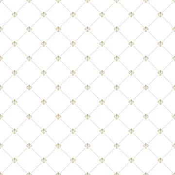 Seamless Vector Pattern With Royal Lily Stock Illustration