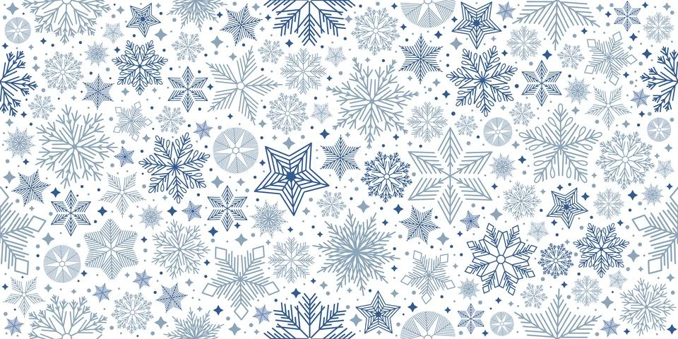 Seamless vector pattern. Scandinavian Christmas illustration. Design for Stock Illustration