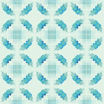 Seamless vector pattern with seashells. Vector illustration. Watercolor Stockillustratie