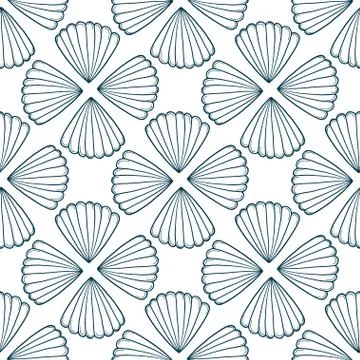 Seamless vector pattern. Simple abstract background. Illustration for wrappin Stock Illustration