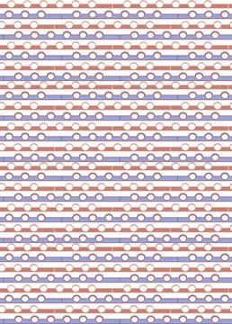 Seamless vector pattern with small circles in retro style. 스톡 일러스트