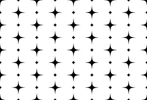Seamless vector pattern of stars. Abstract background with stars Ilustração Stock