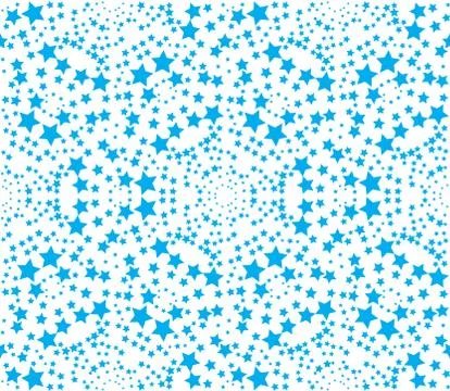 Seamless vector pattern with stars geometrical ornament Illustrazione stock