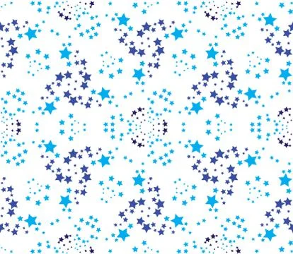 Seamless vector pattern with stars geometrical ornament Illustrazione stock