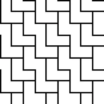 Seamless vector pattern with stripes, lines. Abstract geometric reticulate Stock Illustration