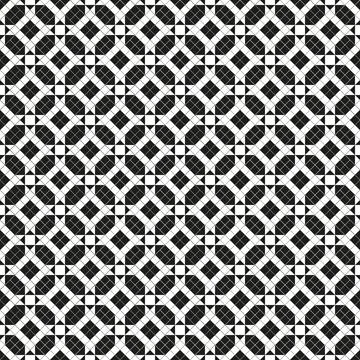 Seamless vector pattern with stripes, lines tile. Abstract geometric reticulate Stock Illustration