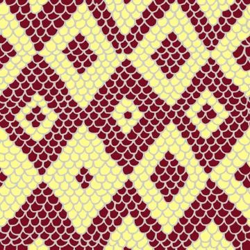 Seamless vector pattern with texture knitted Stock Illustration