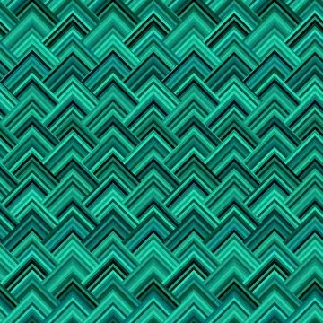 Seamless vector pattern. Tile herringbone geometric pattern . Emerald green Stock Illustration