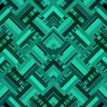 Seamless vector pattern. Tile herringbone geometric pattern . Emerald green.. 스톡 일러스트