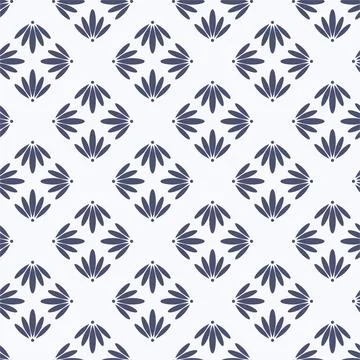 A seamless vector pattern. Tiles made of delicate petals. Stock Illustration
