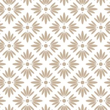 A seamless vector pattern. Tiles made of delicate petals. Stock Illustration
