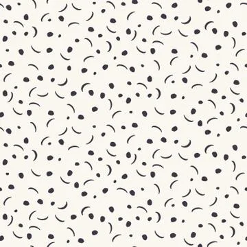 Seamless vector pattern. Tiny hand drawn sprinkles confetti shapes. Repeating Stock Illustration