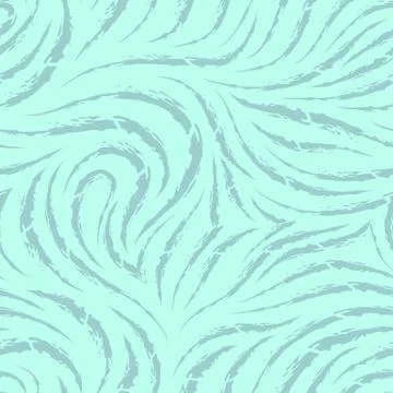 Seamless vector pattern of turquoise brush strokes or paints. Grunge texture for Stock Illustration