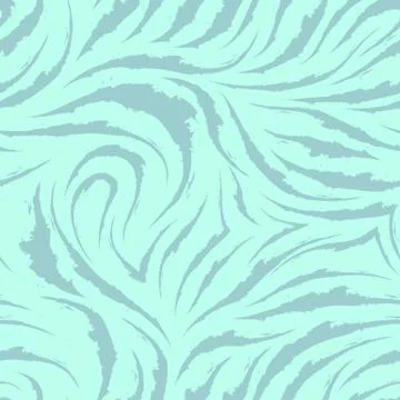 Seamless vector pattern of turquoise brush strokes or paints. Grunge texture for Stock Illustration