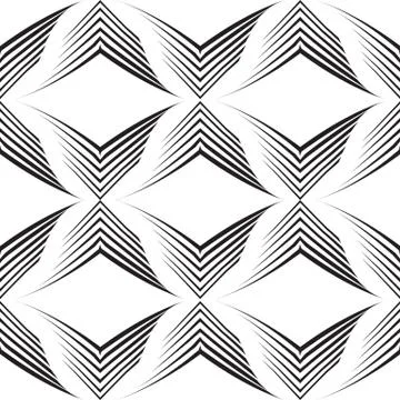 Seamless vector pattern of uneven lines in the form of corners. Geometric Stock Illustration