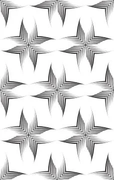 Seamless vector pattern of uneven lines drawn with a pen in the form of corners Illustration
