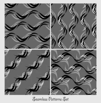 Seamless vector patterns Stock Illustration