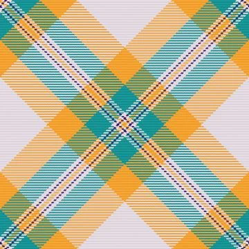 This seamless vector plaid pattern features a vibrant diagonal tartan design  Stockillustratie