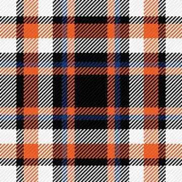 A seamless vector plaid pattern featuring a bold crisscross check design in o Stockillustratie