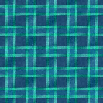 Seamless vector plaid pattern featuring a classic tartan design in deep blue  Stock Illustration