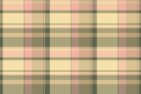 A seamless vector plaid pattern featuring a sophisticated blend of soft pink, 库存插图