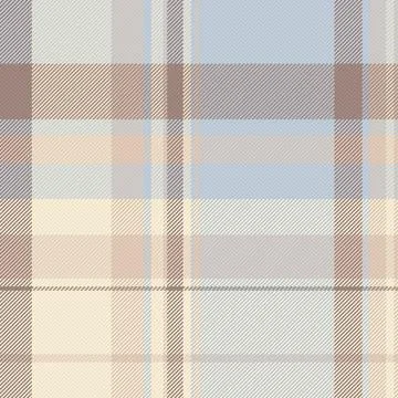 Seamless vector plaid pattern featuring a soft, pastel color palette of dusty Stock Illustration