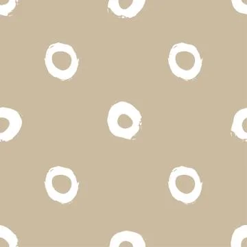 Seamless vector polka dot pattern. Stock Illustration