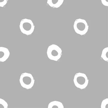 Seamless vector polka dot pattern. Stock Illustration